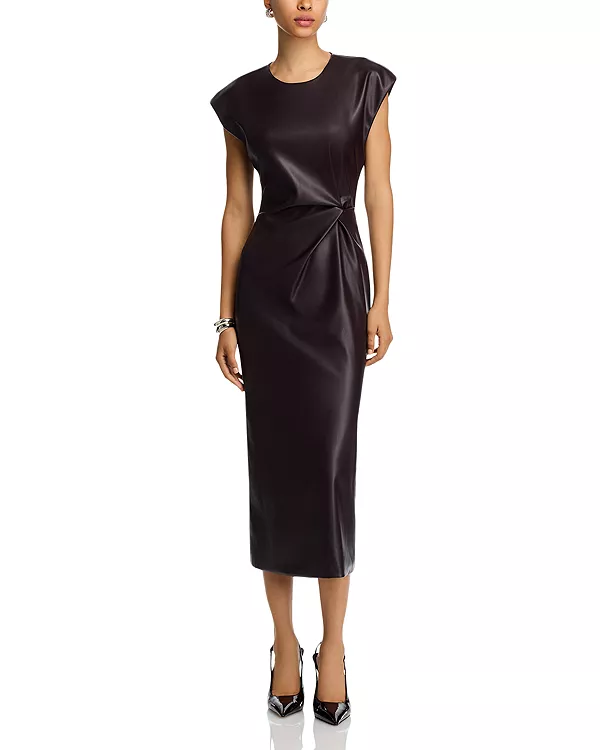 

Платье Кьяра из искусственной кожи Steve Madden, коричневый