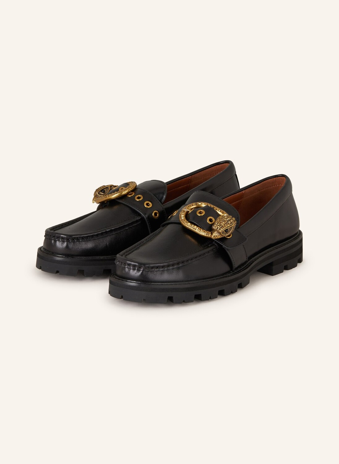 

Лоферы Mayfair с драгоценными камнями Kurt Geiger, черный