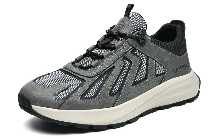 

Износостойкие низкие спортивные повседневные туфли для мужчин HLA, Gray