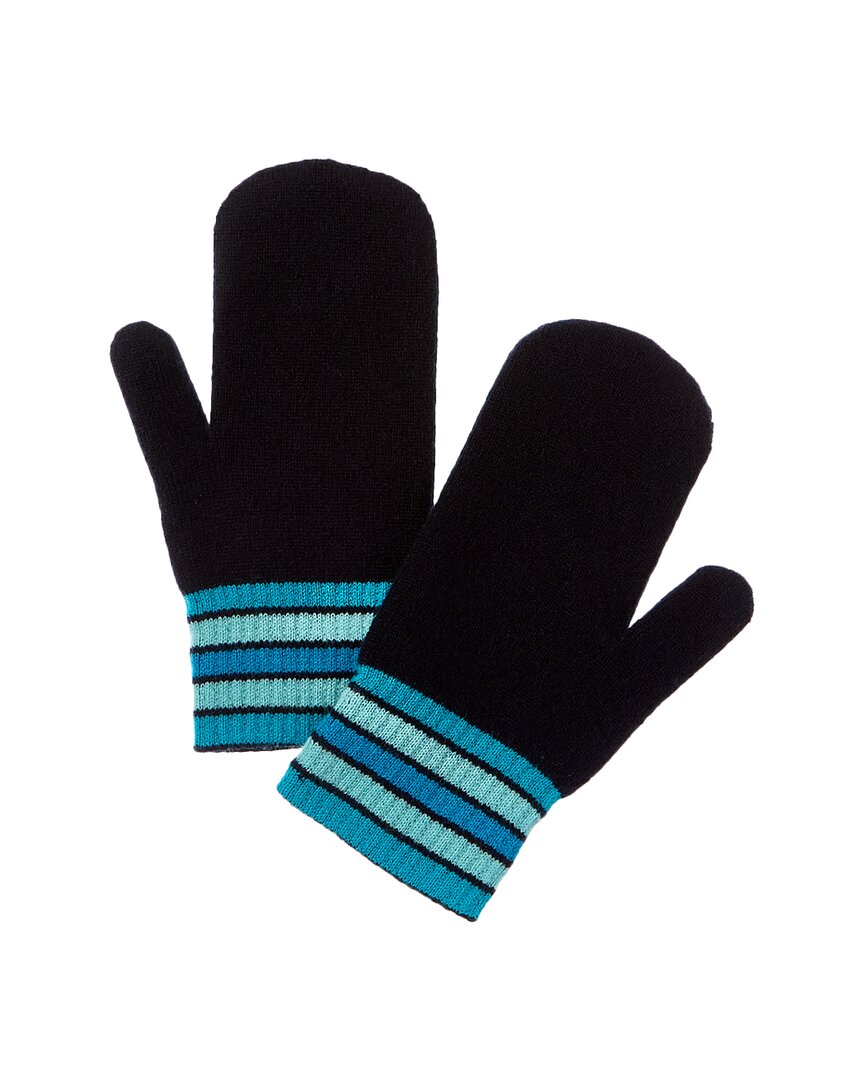 

Варежки Brodie Cashmere Ski Stripe из кашемира, синий