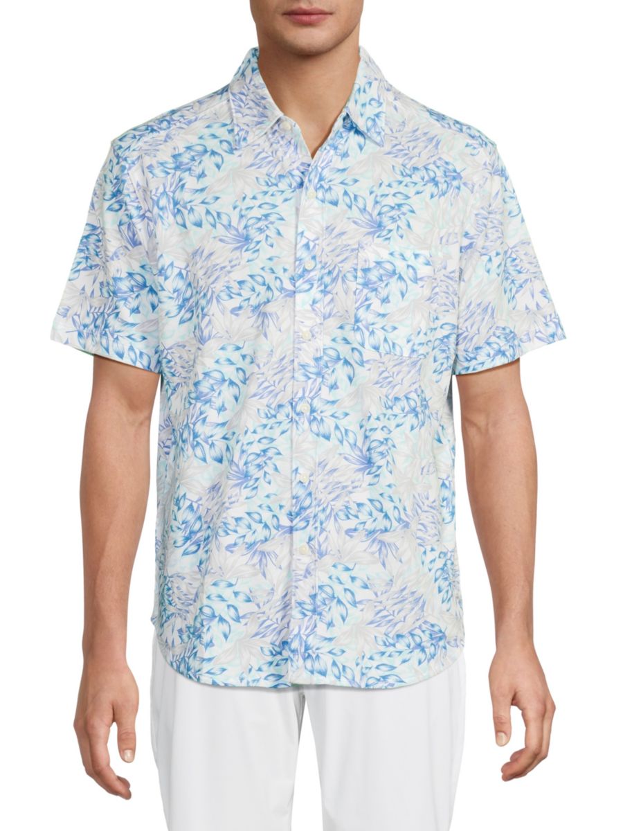 

Футболка с принтом Ветви Сан-Вито Tommy Bahama, цвет Blue Palm