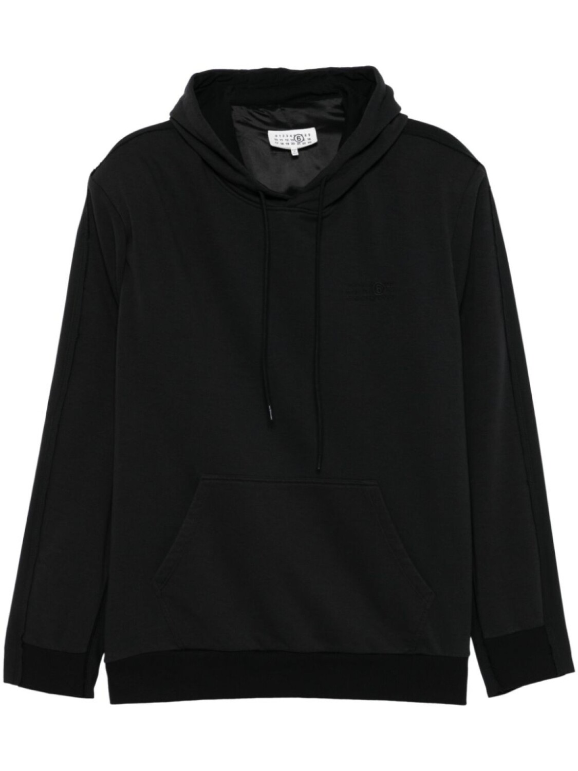 

MM6 Maison Margiela худи с узором, черный