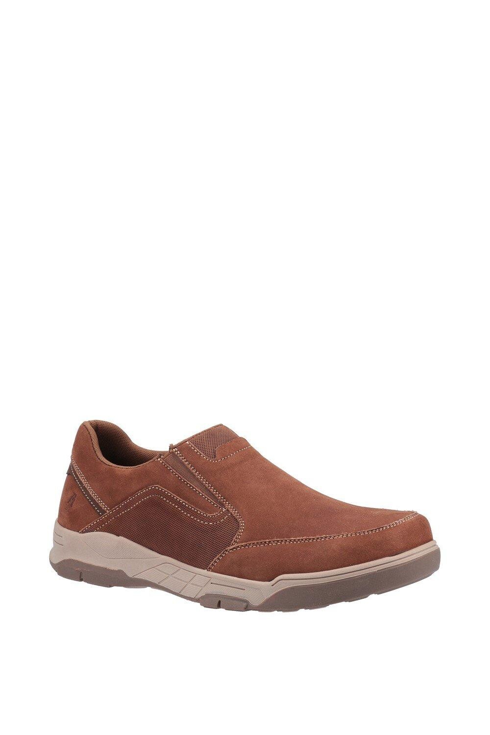 

Туфли-слипоны из гладкой кожи 'Fletcher' Hush Puppies, бежевый