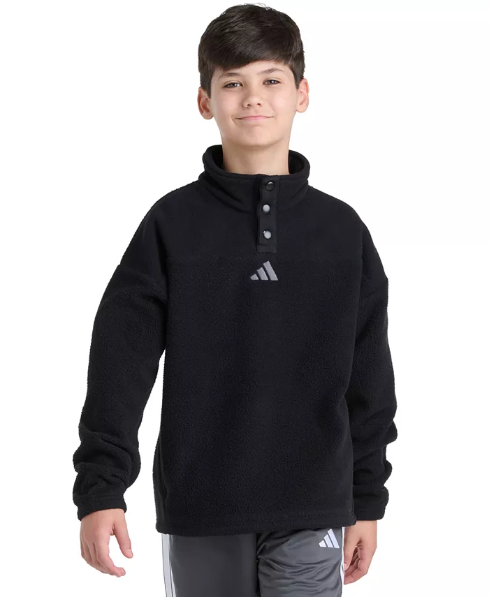 

Зимний свитер с длинным рукавом на кнопках для мальчиков 8-20 лет Adidas