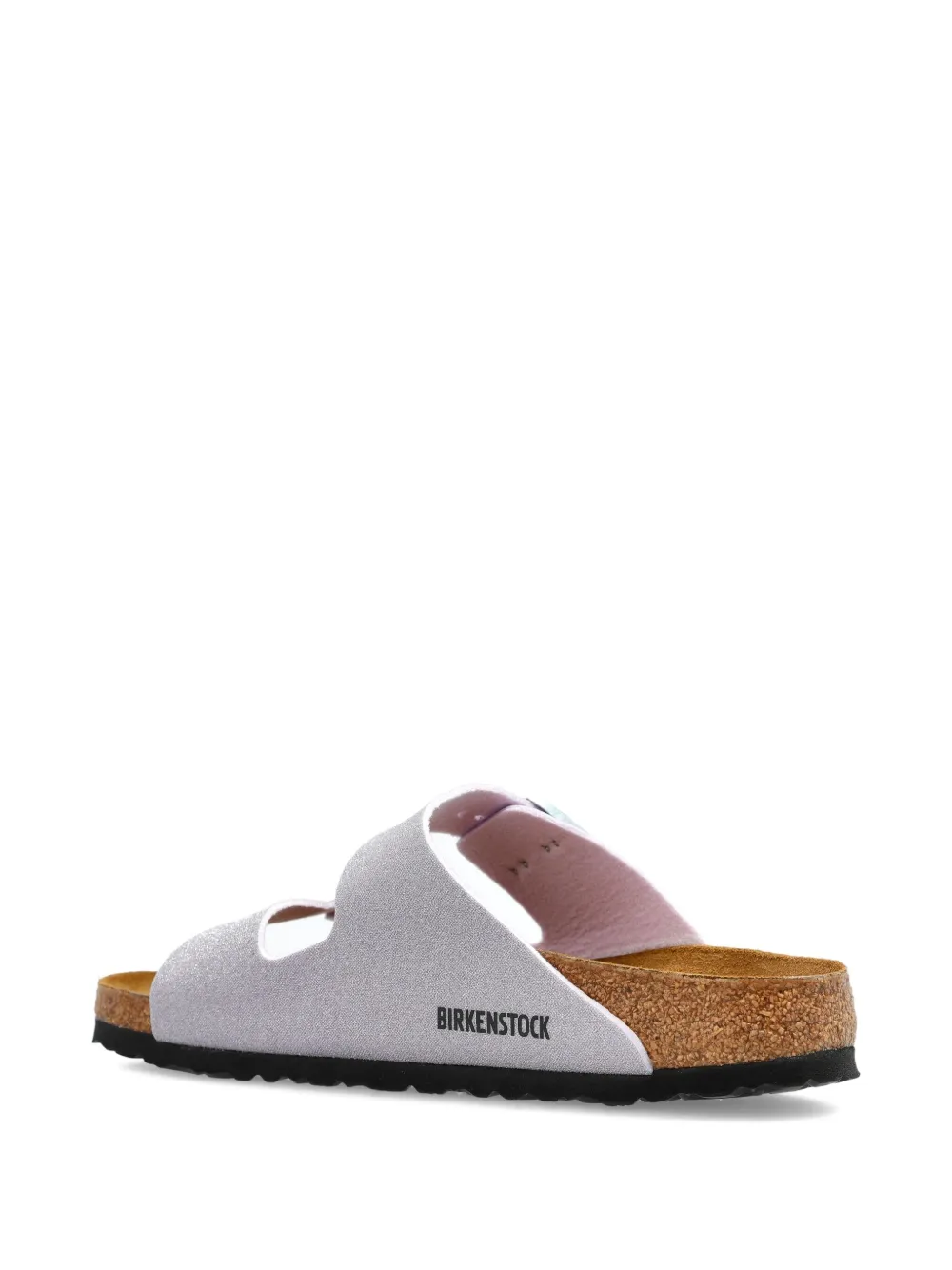 Сандалии Arizona с двумя пряжками на плоской подошве BIRKENSTOCK, фиолетовый — фото 4
