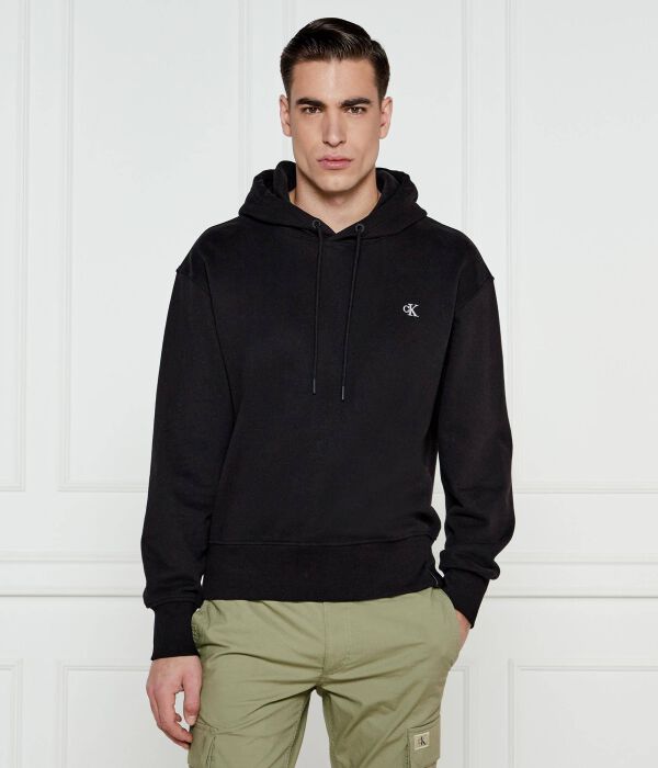 

Толстовка Calvin Klein Jeans с капюшоном, черный