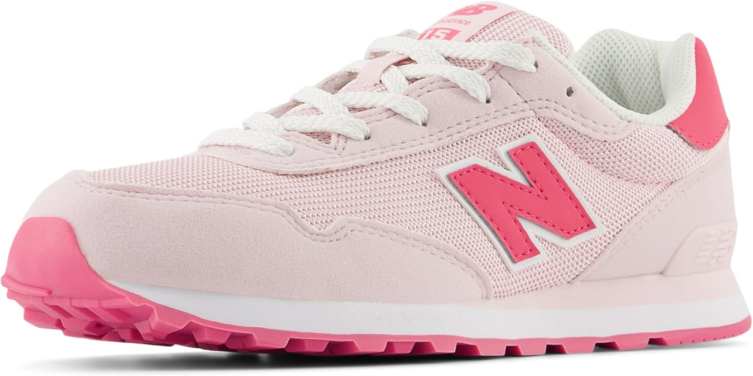 

Кроссовки New Balance Kids 515 V1 на шнуровке, розовый