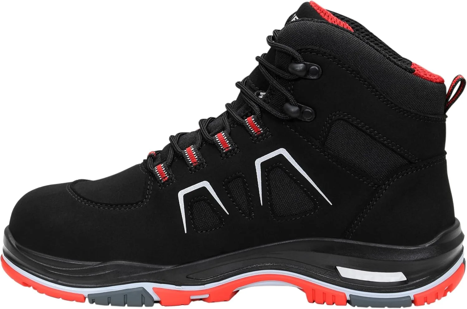 Защитные ботинки ELTEN Unisex Alan Xxtp Black-Red Medium Esd S3s, черный — фото 3