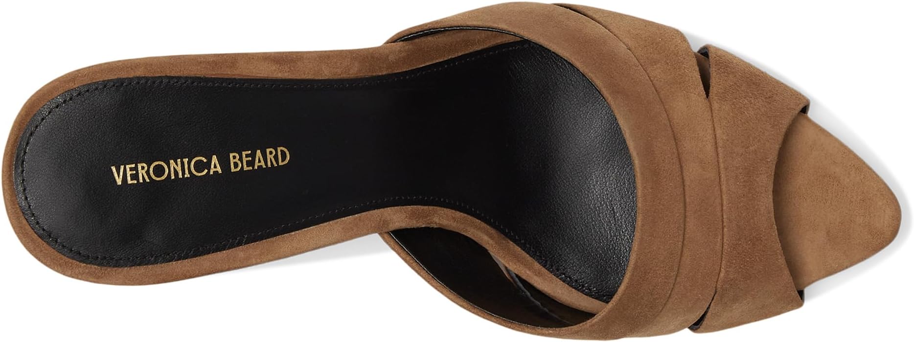 Туфли Veronica Beard Cassiel Slide Sandals, цвет Hazelwood Brown — фото 2