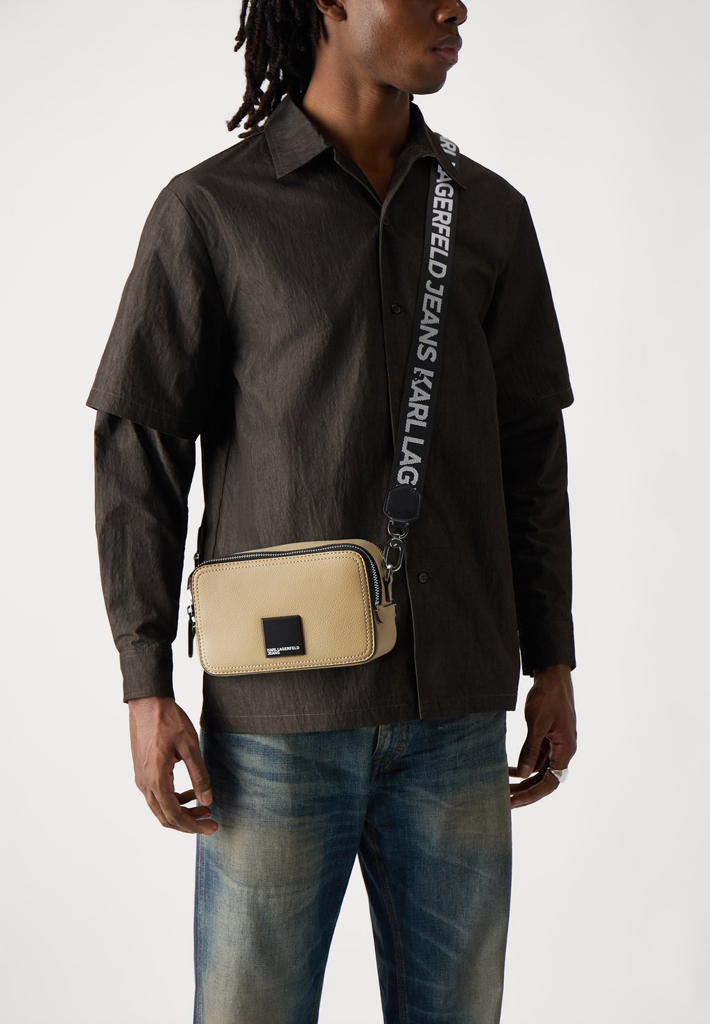 

Сумка через плечо KARL LAGERFELD JEANS - Across body bag, бежевый