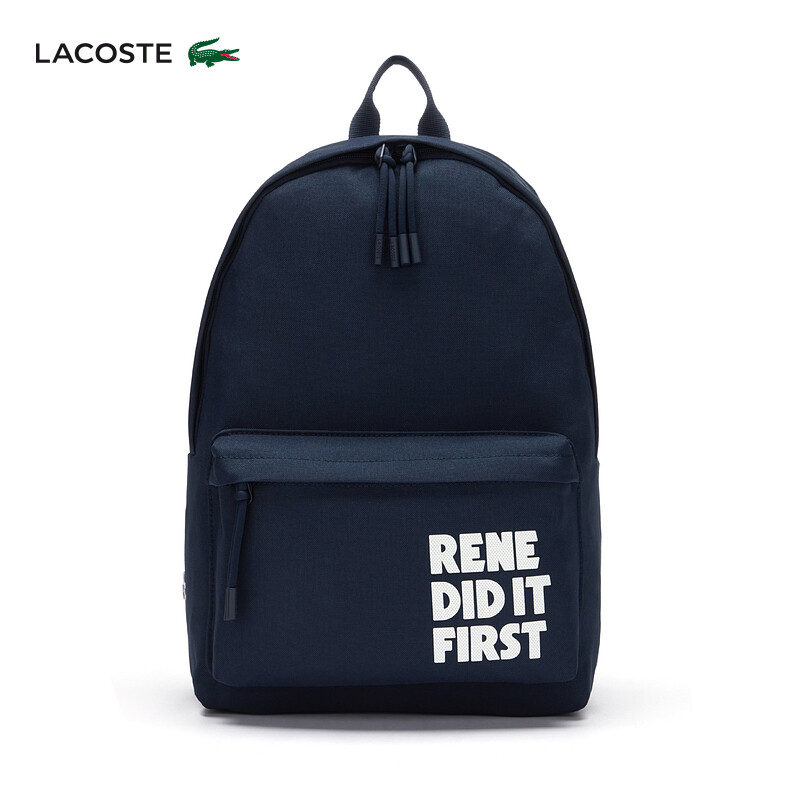 

Сумка мужская Lacoste с буквенным принтом, темно-синий