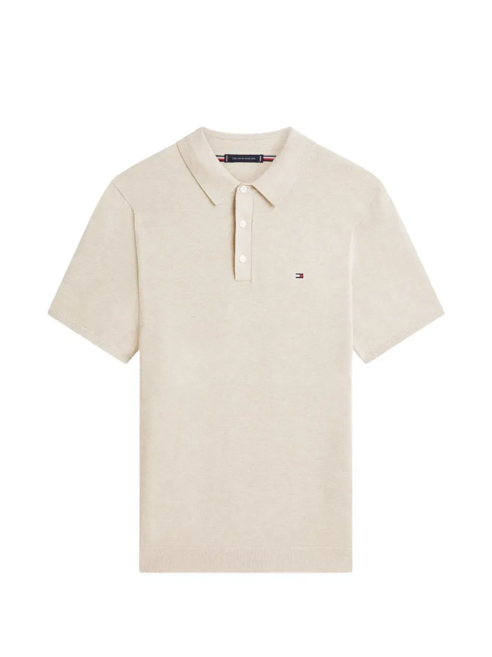 Рубашка-поло с коротким рукавом Tommy Hilfiger, нейтральный