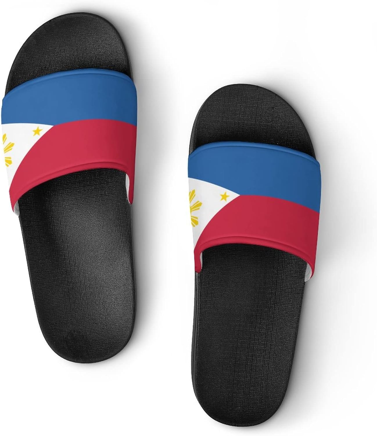 

Мужские и женские тапочки для ванной с флагом Южной Кореи, подходят для бассейна/пляжа/SPA/общежития/отеля/дома, размер 38 (240 мм) Linkasi, черный