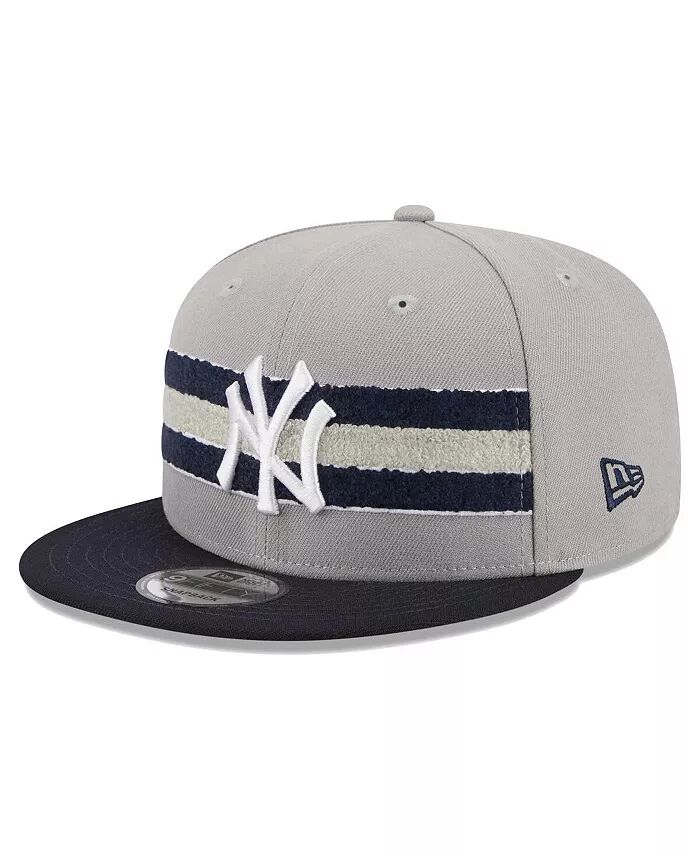 

Мужская серая, темно-синяя бейсболка New York Yankees Band 9FIFTY Snapback New Era