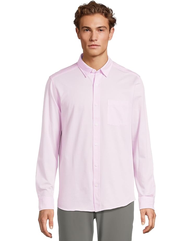 

Рубашка Johnston & Murphy Xc Flex Pin Check Shirt, розовый