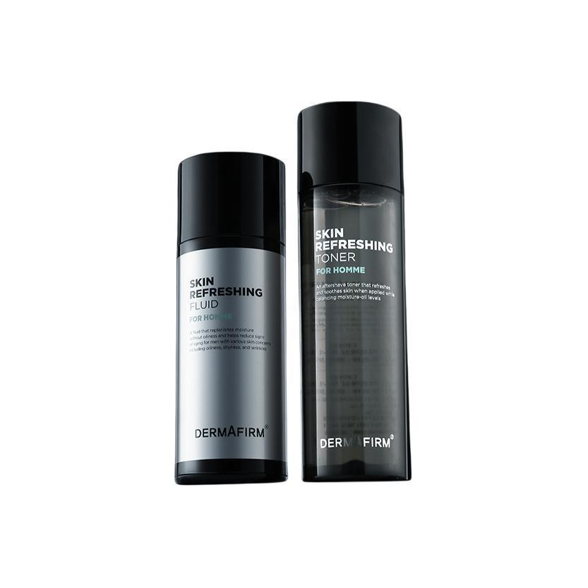 

Освежающий набор уходовой косметики water milk увлажняющий, контролирующий жирность и успокаивающий 150мл+120мл DERMAFIRM+