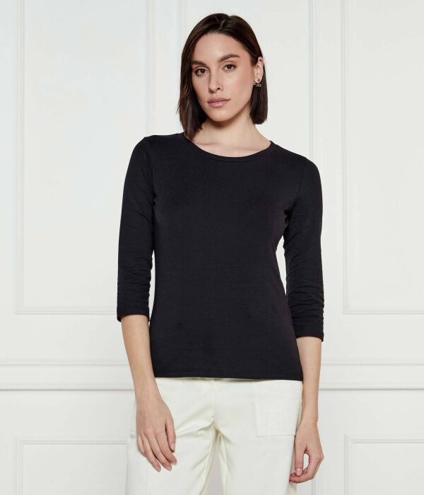 

Блузка женская Weekend Maxmara с круглым вырезом, черный