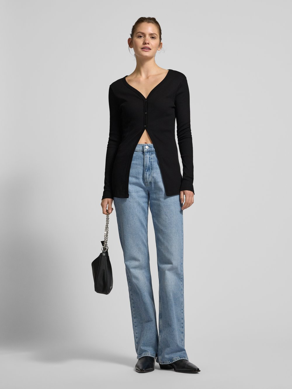 

Кардиган в рубчик Calvin Klein Jeans, черный