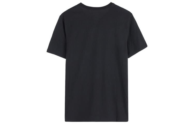 Футболка Men's Jordan Dri-Fit Solid Color Quick Dry Round Neck Casual Short Sleeve Black T-Shirt 743037-010 — фото 2