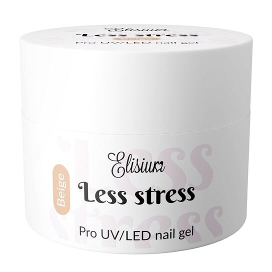 

Строительный гель, бежевый, 40мл Elisium, Less Stress Builder Gel