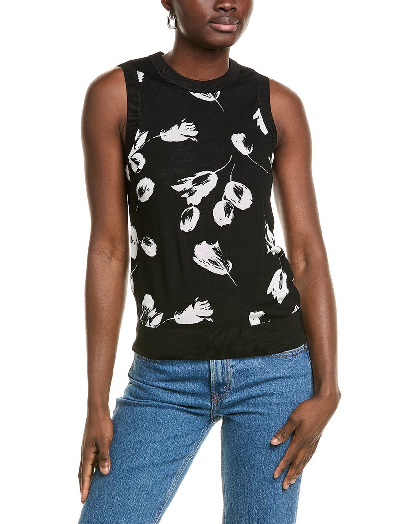 

Hugo Boss Finfie Топ из шерстяной смеси, черный