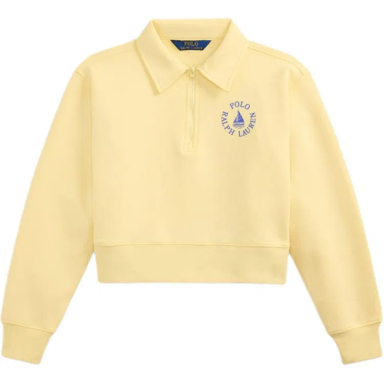 Свитшот детский Polo Ralph Lauren светло-желтый