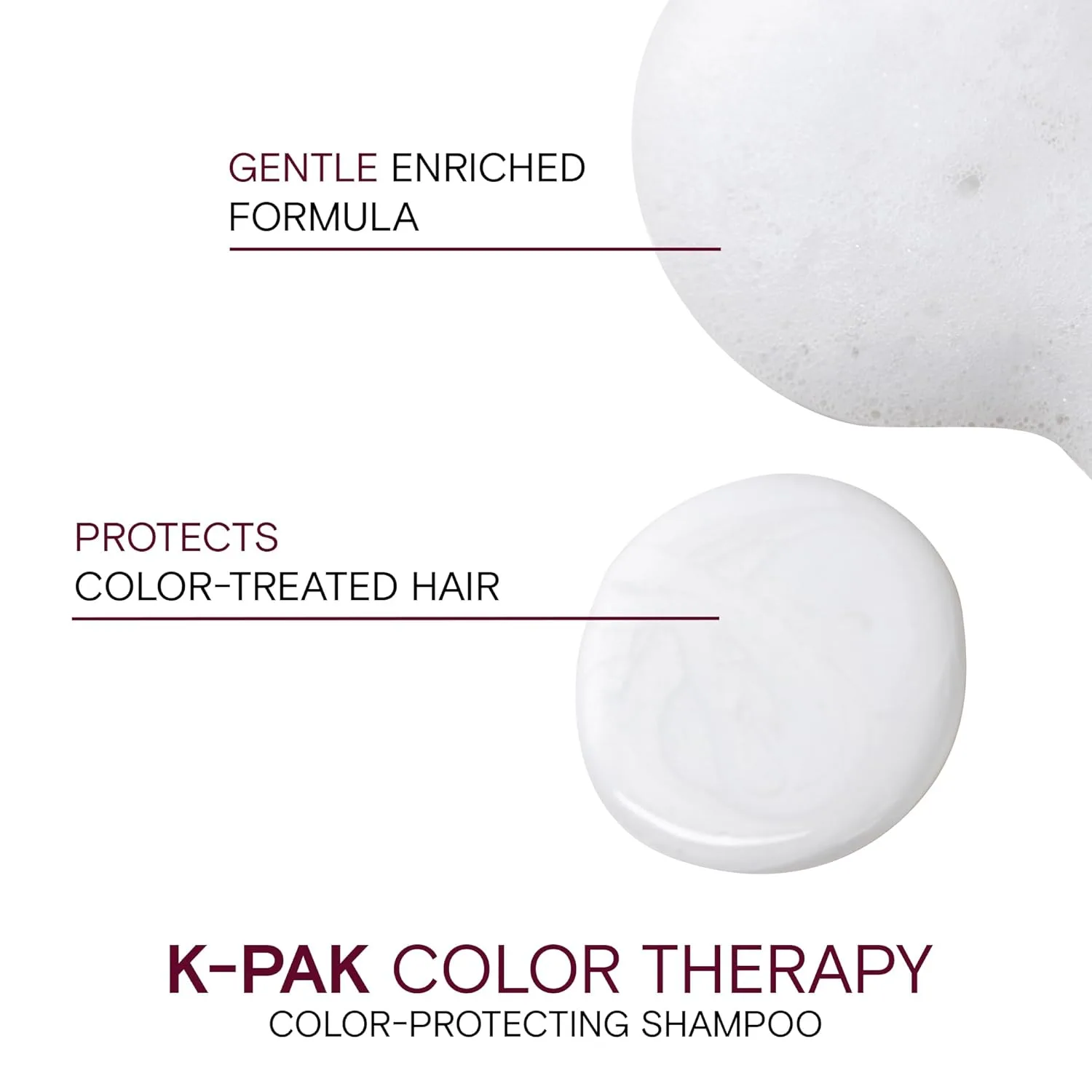 Joico K-PAK Color Therapy шампунь для защиты цвета, для окрашенных волос, с кератином и аргановым маслом — фото 4