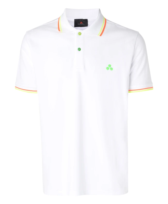 

Белые футболки-поло с коротким рукавом Peuterey, белый