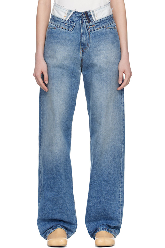 

Mm6 Maison Margiela Синие прямые джинсы