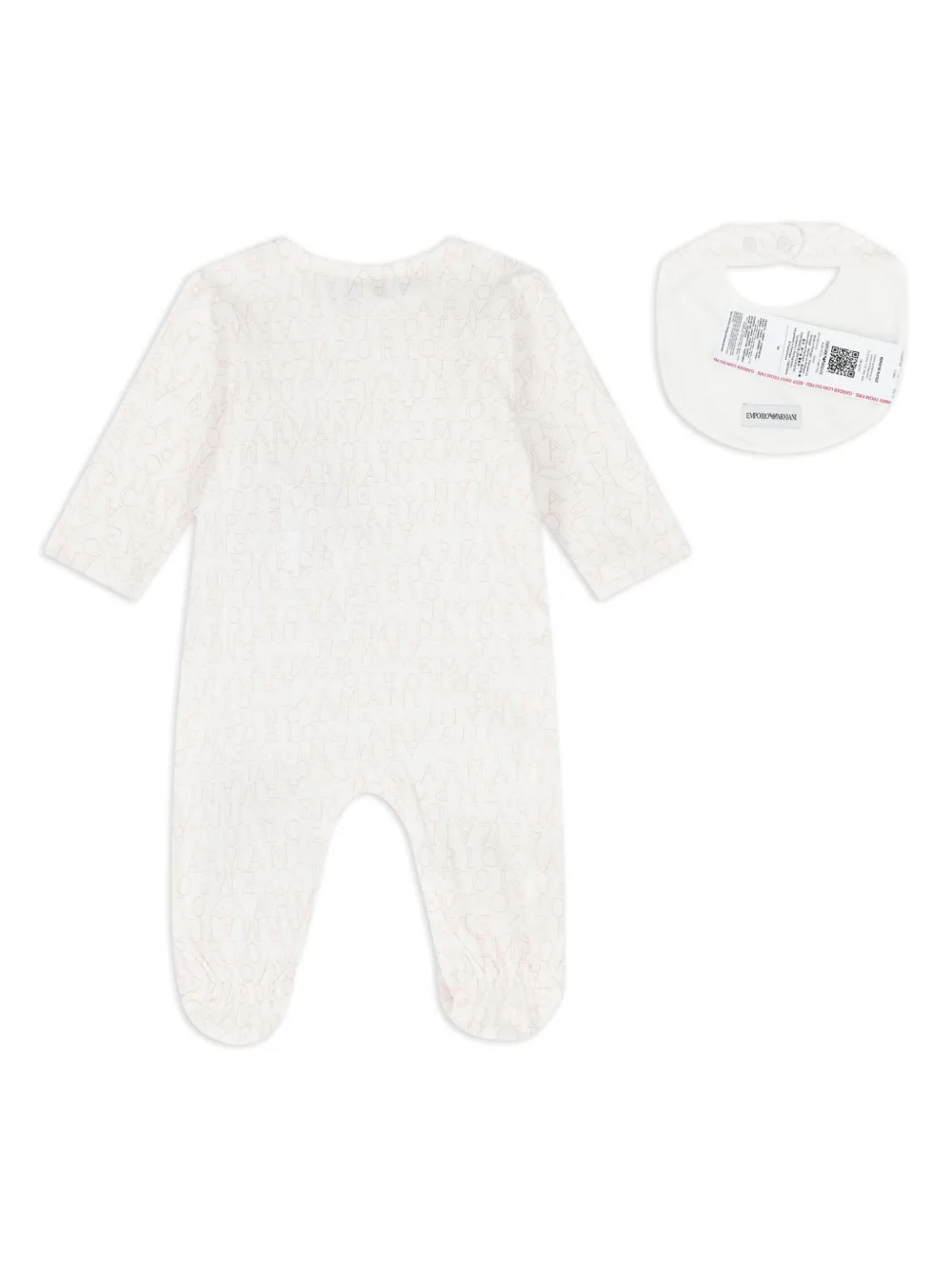 Комплект для новорожденного с логотипом Emporio Armani Kids, белый — фото 2