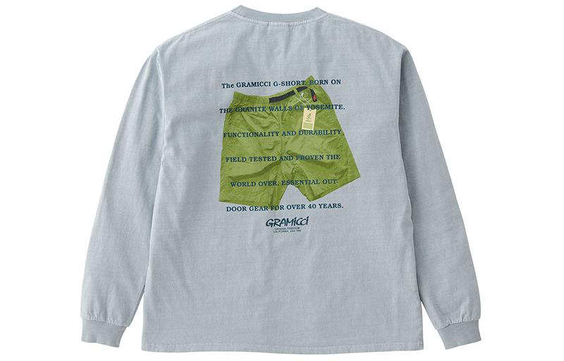 

Футболка G Short с длинным рукавом Gramicci, светло-серый