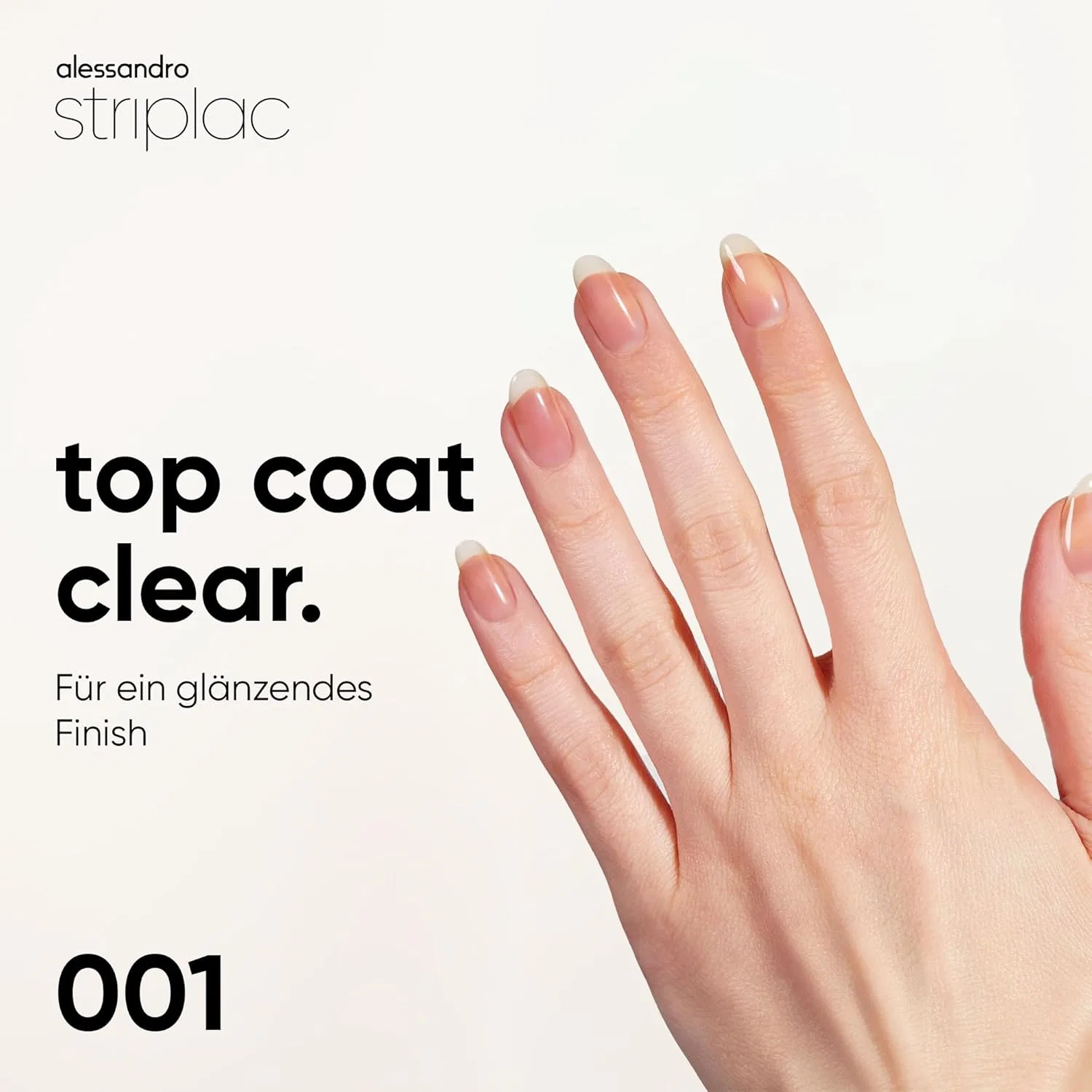 Верхнее покрытие для ногтей UV Top Coat Clear от alessandro Striplac Alessandro — фото 2