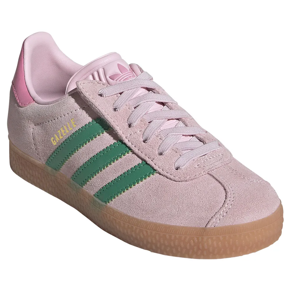 Кроссовки adidas Originals Gazelle Comfort Closure Elastic Lace, розовый — фото 4