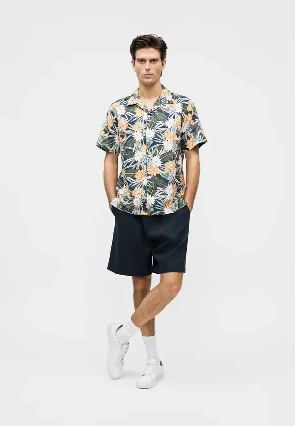 Рубашка Tommy Hilfiger Floral shirt summer graphic shirt, разноцветная — фото 2