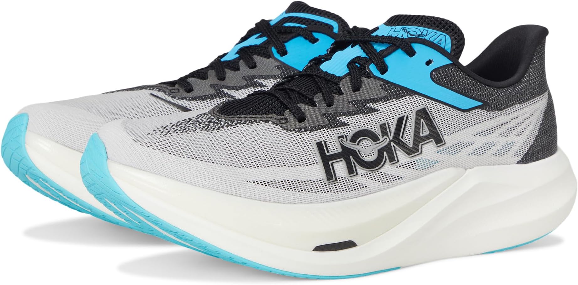 

Кроссовки Hoka Rocket X 3, цвет White/Black