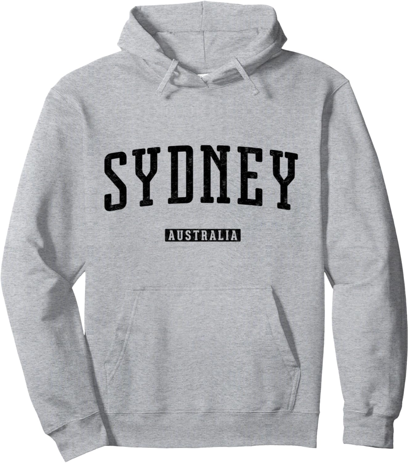 

Винтажная толстовка с капюшоном, Сидней, Австралия Sydney Apparel Co, серый