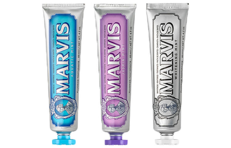 Marvis Набор зубной пасты Flower Sea Mint для очистки, освежения дыхания и удаления пятен с зубов 2 шт/3 шт/4 шт — фото 2