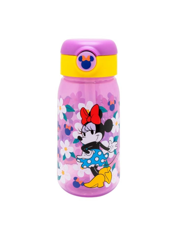 

Детская питьевая бутылка объемом 510 мл с трубочкой и крышкой Disney Minnie Mouse