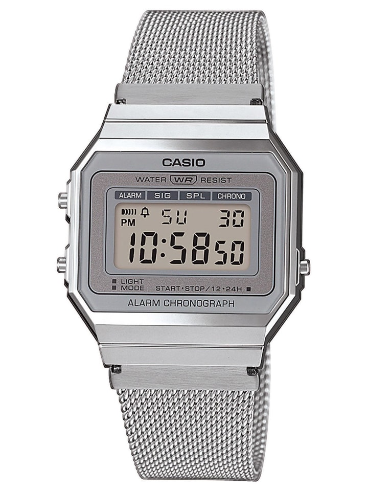 

Casio Винтажные женские часы, антрацит/серебро