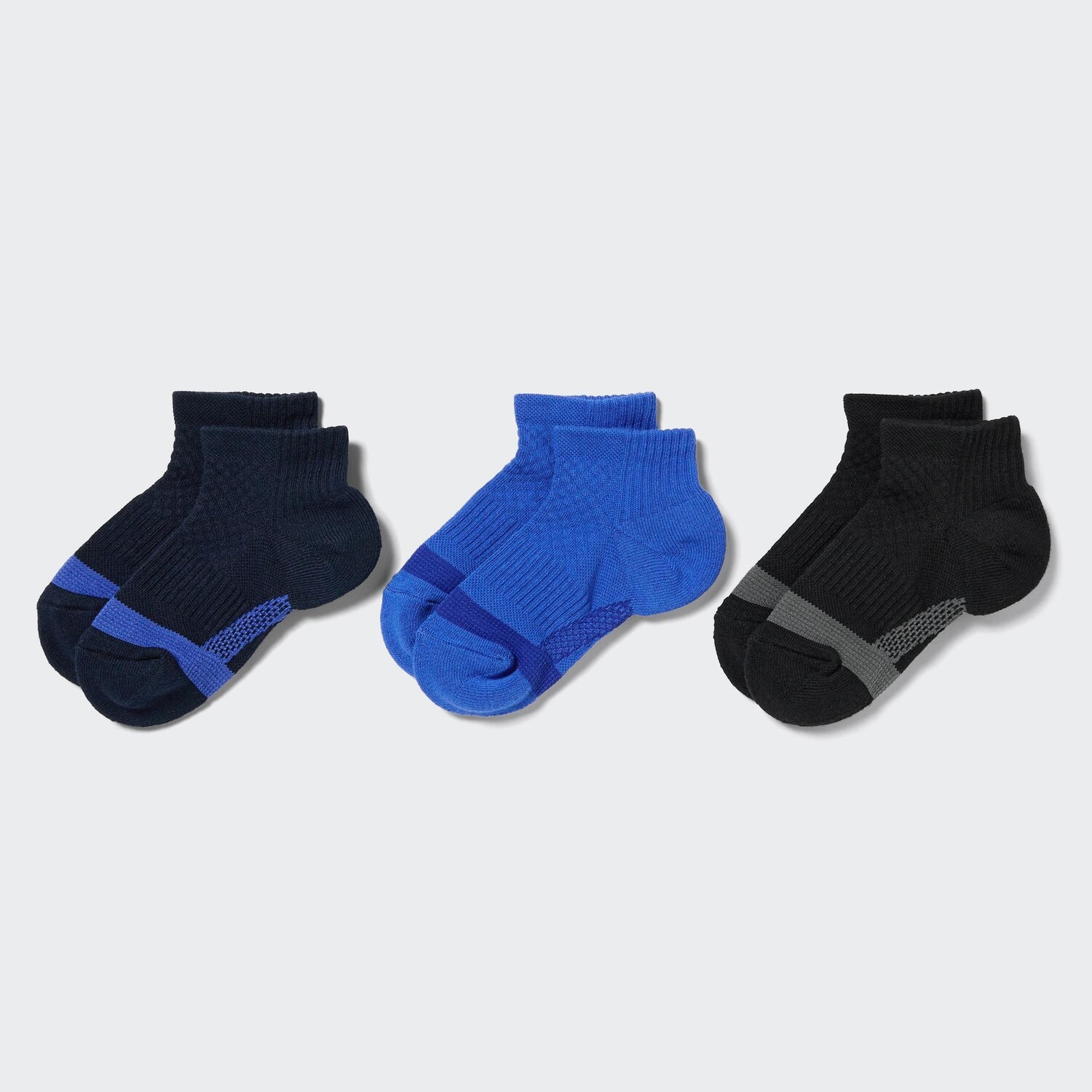 

Носки UNIQLO Короткие 3 пары, синий