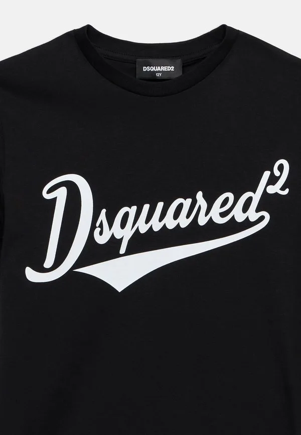 Футболка унисекс с принтом Dsquared2, Black — фото 4