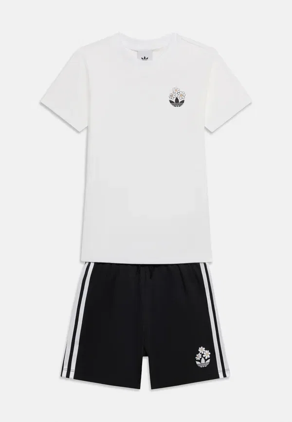 Шорты Adidas Originals Alice in wonderland set, белый/черный — фото 3