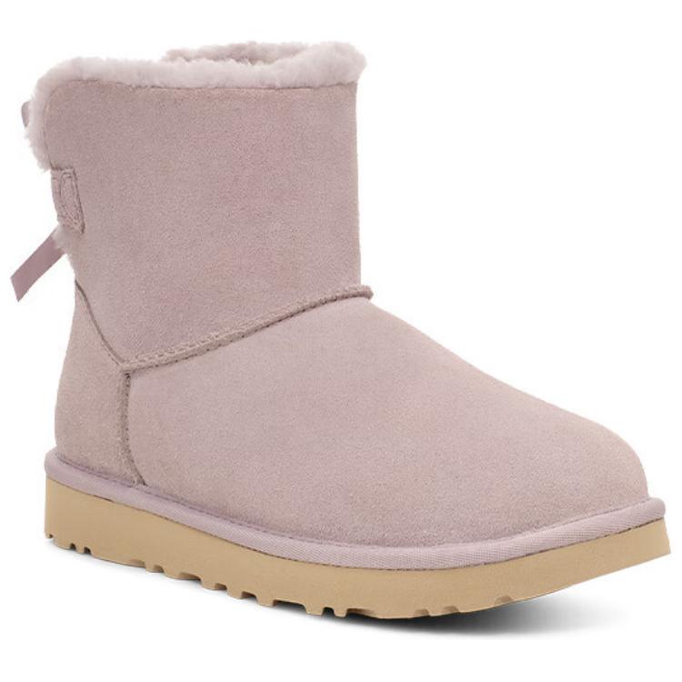 Ботинки зимние UGG короткие, розовый — фото 3