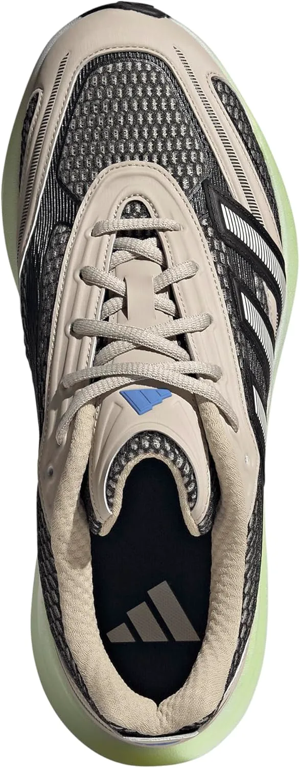 Мужские кроссовки Adidas Lightblaze Glow на шнуровке для повседневной носки - синие, черный/бежевый — фото 2