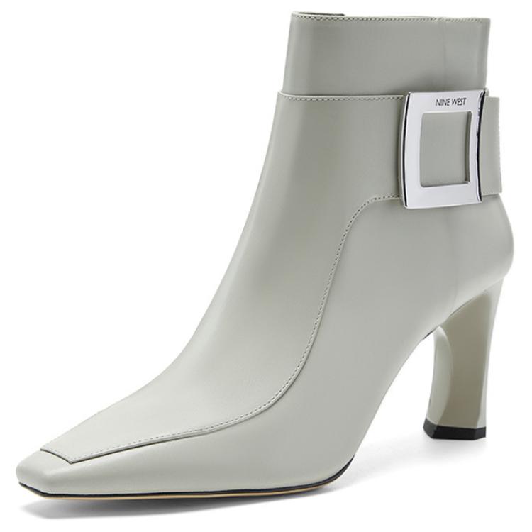 NINE WEST Черные женские ботильоны на каблуке 8 см, цвет Black — фото 4