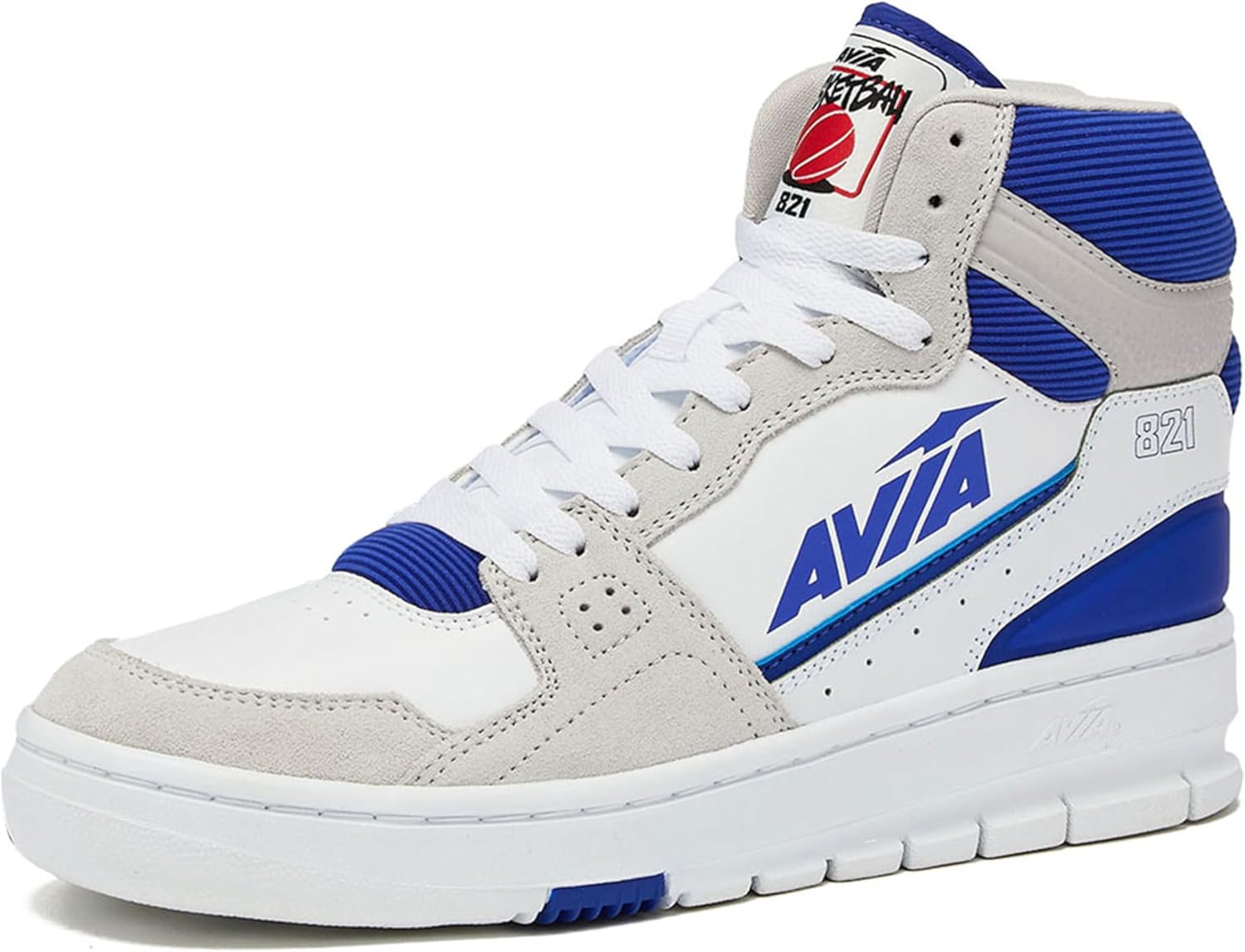 

Кроссовки Avia 821 High Top для мужчин, для игры в баскетбол в помещении или на улице, размеры от 7 до 16, ретро высокие кроссовки для мужчин или женщин, белый/синий/серый/темно-синий/серебристо-серый