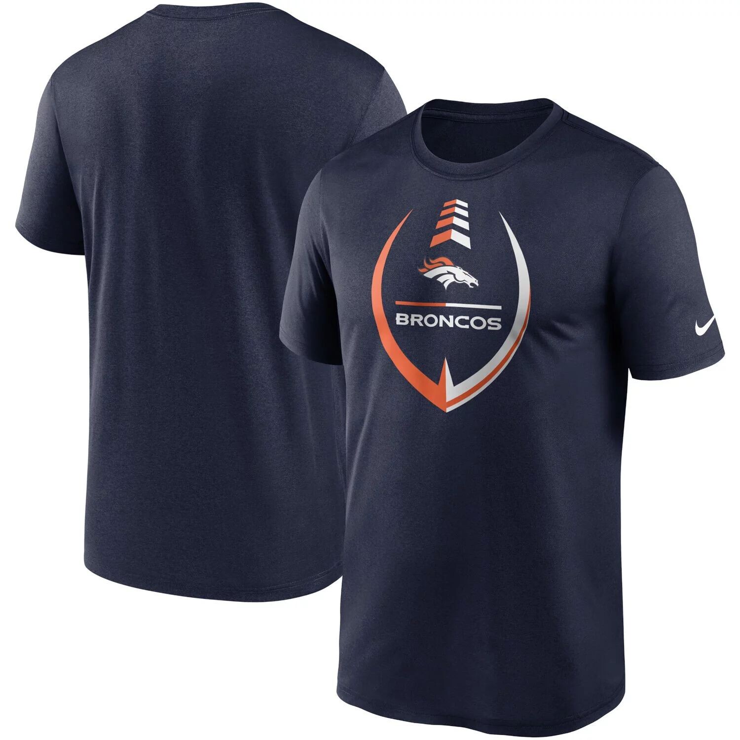 

Мужская темно-синяя футболка Denver Broncos Icon Legend Performance Nike