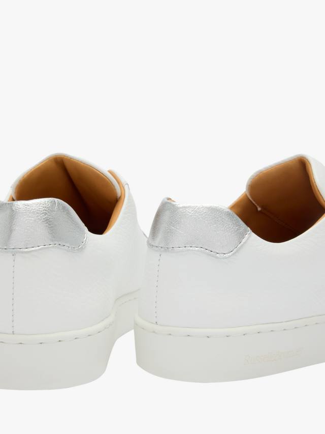 Беспроводные кроссовки из искусственной кожи pear Russell & Bromley, White — фото 3