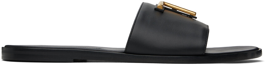 

Черные шлепанцы Brighton Tom Ford