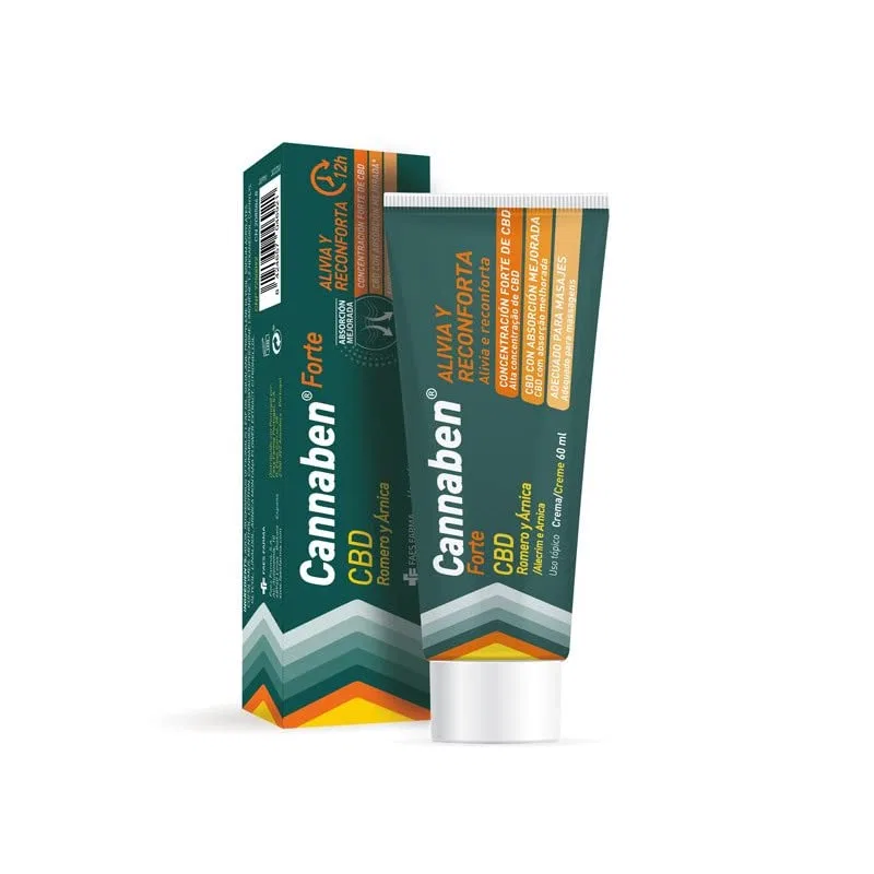 Крем для тела Forte CBD с розмарином и арникой, 60 мл Cannaben